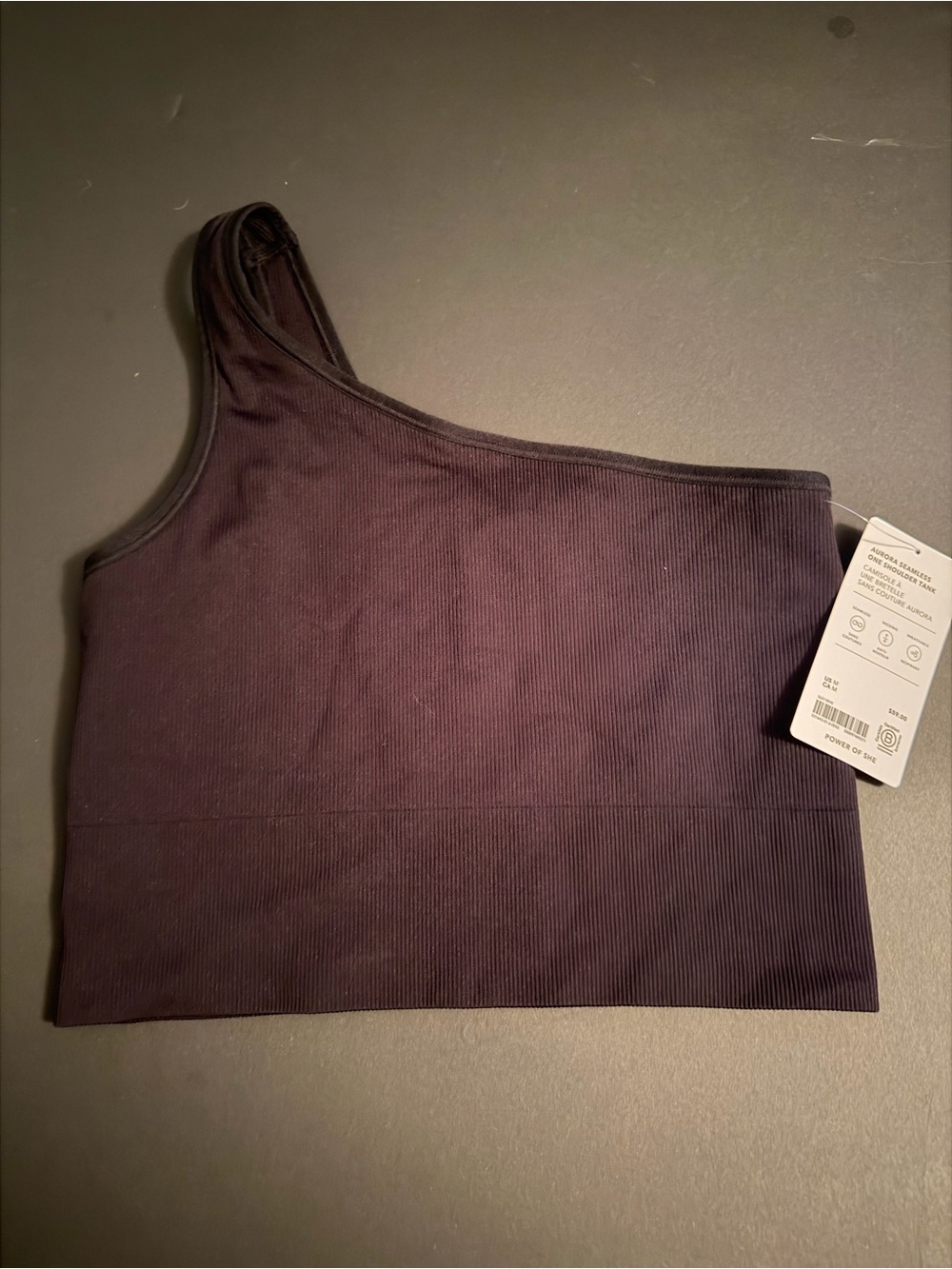 Athleta Aurora Seamless One Shoulder Tank size Medium